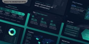 Cybersecurity Pitch Deck to Investor PPTX